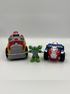 RARE Paw Patrol Toy Lot- Marshall Marshall’s Gire Truck Rocky Ryder's Rescue Atv